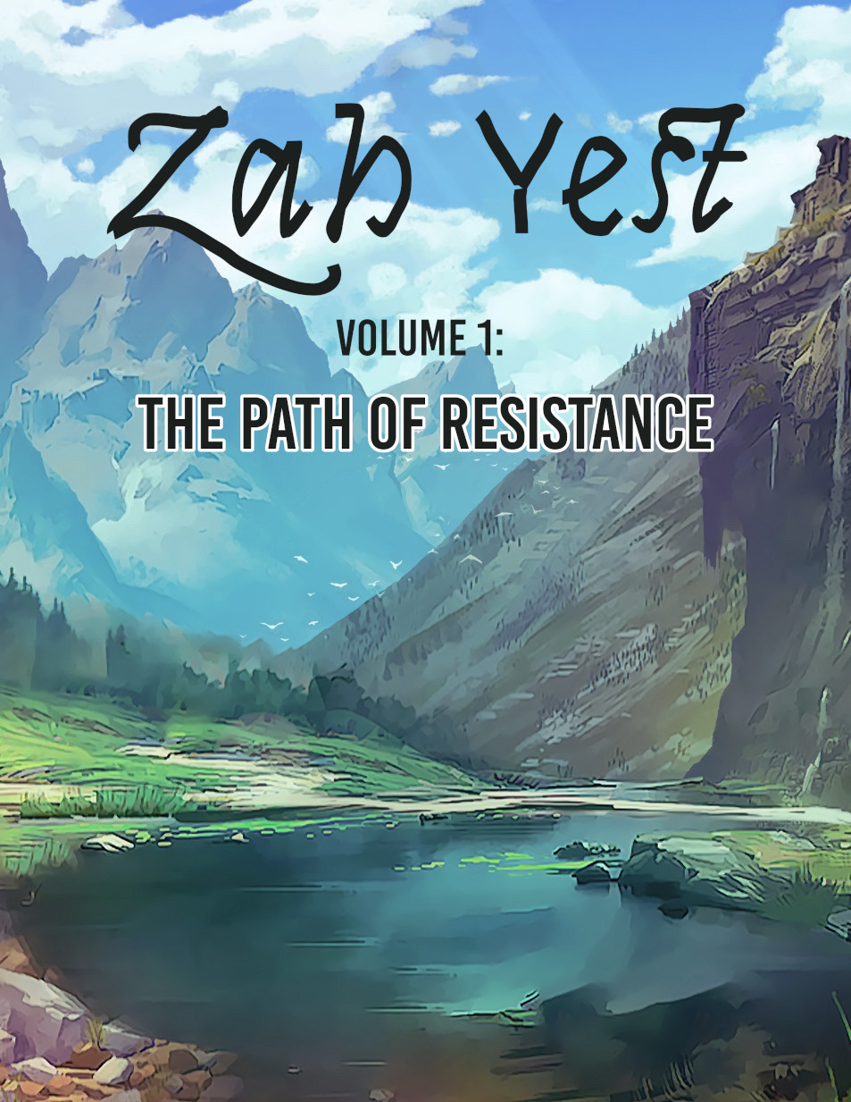 Book cover of The Path of Resistance, A Zah Yest Story by Jacob Gustafson